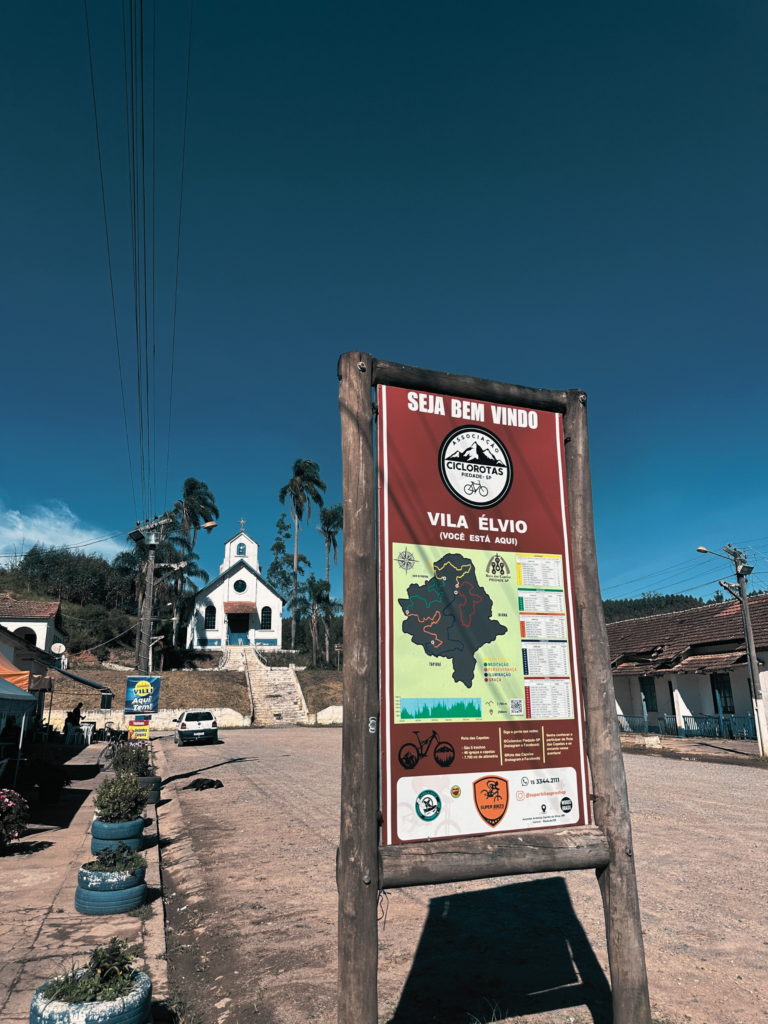 Placa de Orientação para ciclistas